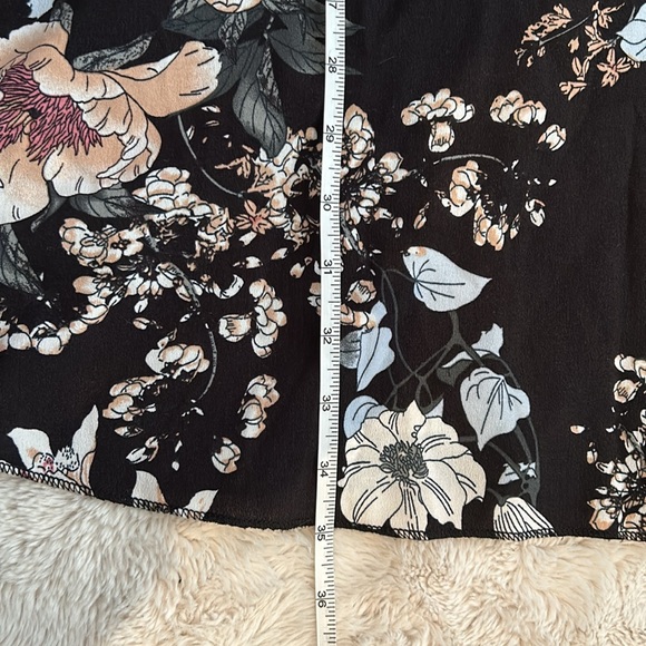 Spring floral and black dress, Emery Rose, size medium - Picture 7 of 8
